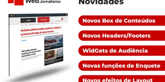 Release da versão 4.9.8 plataforma de notícias Web Jornalismo